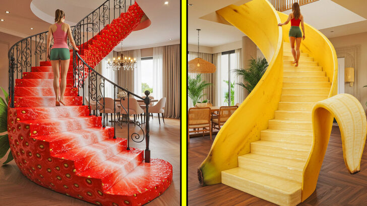 These Fruit Staircases Turn Ordinary Steps Into Juicy Works of Art