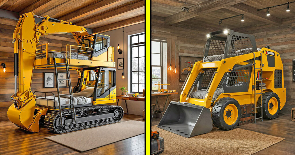 Heavy equipment bunk beds