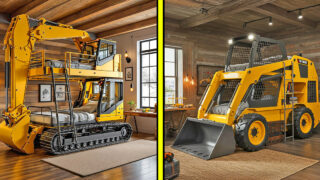 Heavy equipment bunk beds