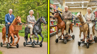 Horse mobility scooters