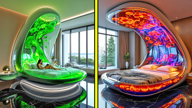 These Lava Lamp Beds Are a Whole Mood (And We’re Obsessed)