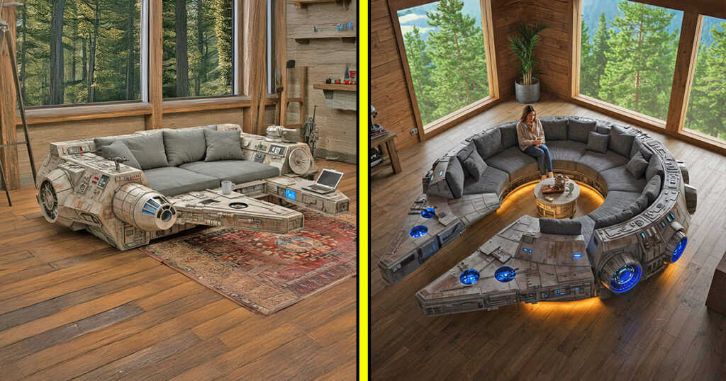 Millennium Falcon Sofas