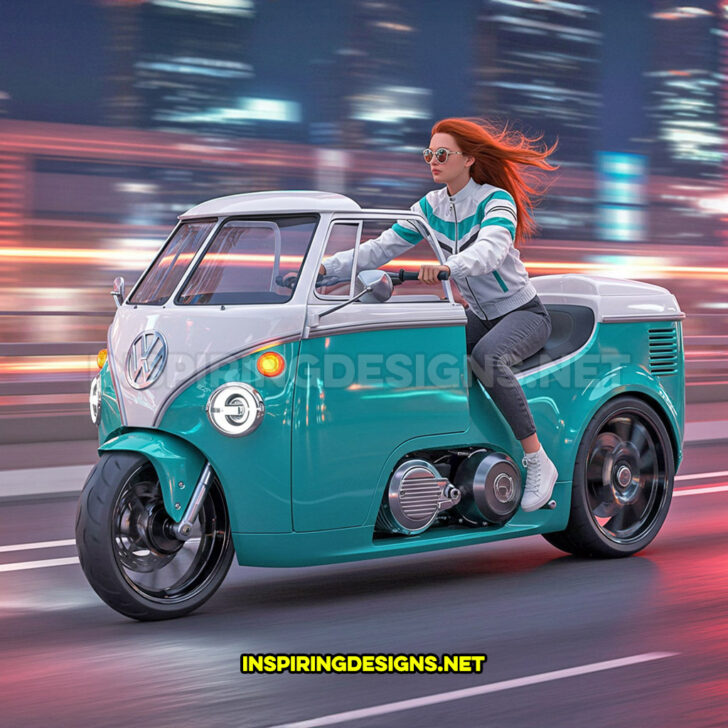 These Volkswagen Bus Motorcycles Blend Nostalgia with High-Speed Thrills