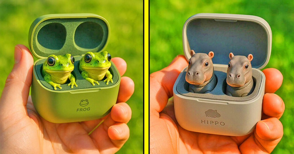 animal earbuds