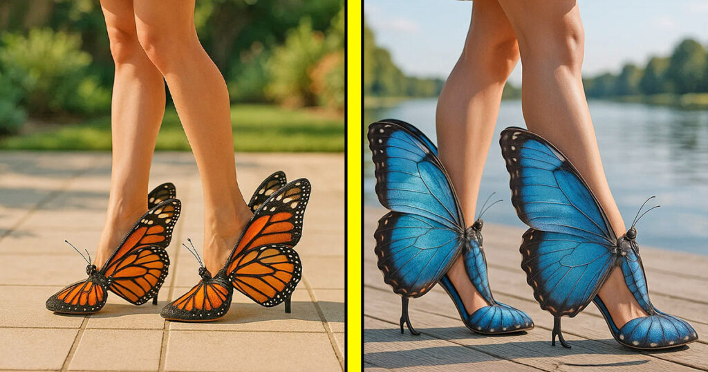 butterfly heels