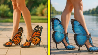 butterfly heels