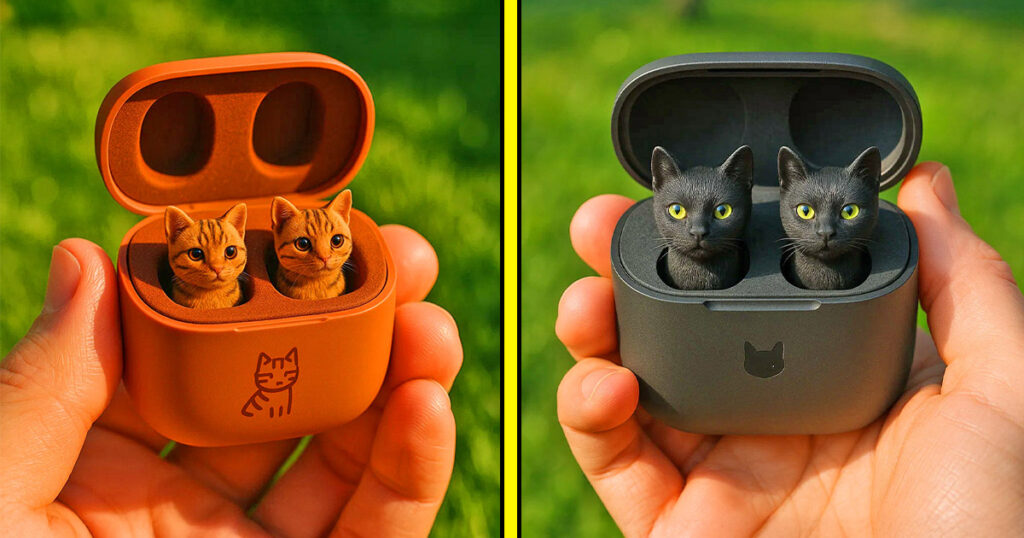 Cat earbuds