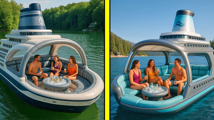 These Inflatable Cruise Ship Lake Floats Are The Ultimate Party On The Water