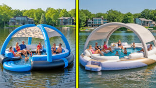 Lake party float pools
