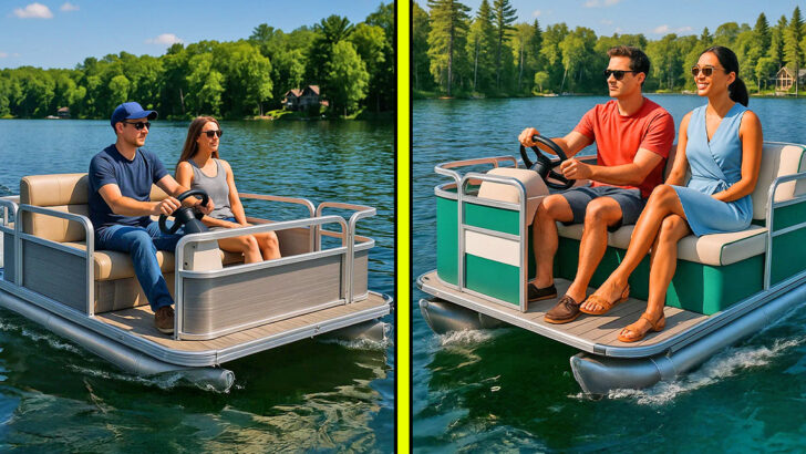 These Mini Pontoon Boats Are the Cutest Way to Cruise With Company