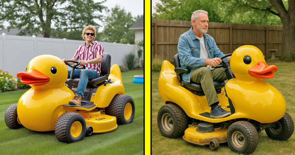 rubber ducky lawn mowers