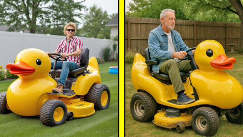 rubber ducky lawn mowers