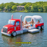 These Semi-Truck Lake Party Floats Will Haul Your Summer Into High Gear