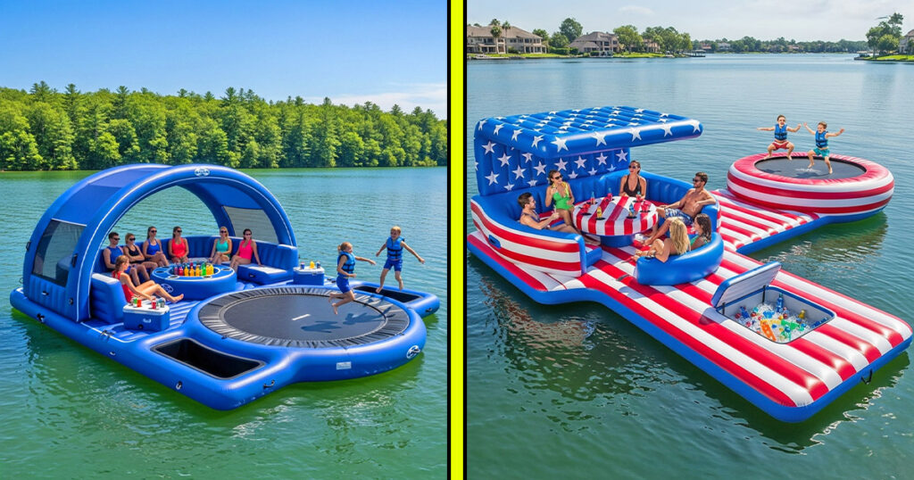 trampoline party floats