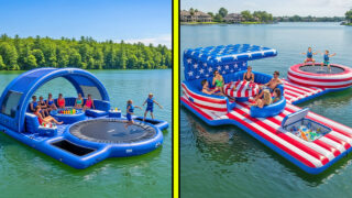 trampoline party floats