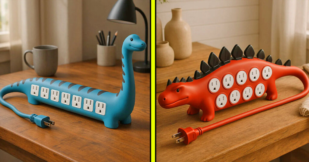 Dinosaur surge protectors