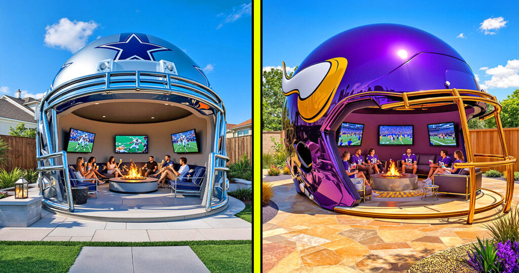 NFL Football Helmet Gazebos