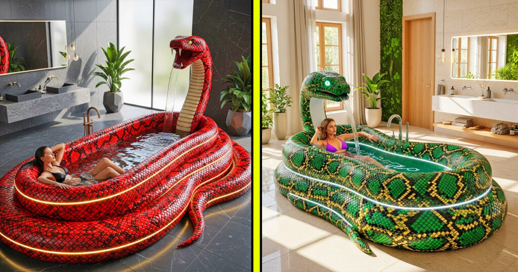 Snake bathtubs