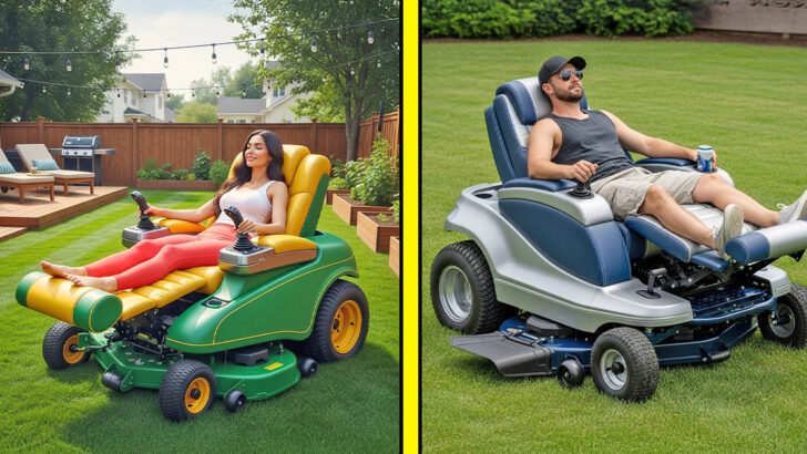 These Recliner Lawn Mowers Are So Comfy You’ll Forget You’re Doing Chores