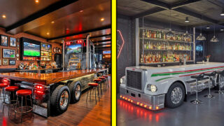 semi-truck home bars