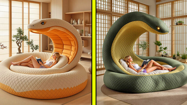 These Giant Snake Loungers Will Coil You Into the Comfiest Nap of Your Life