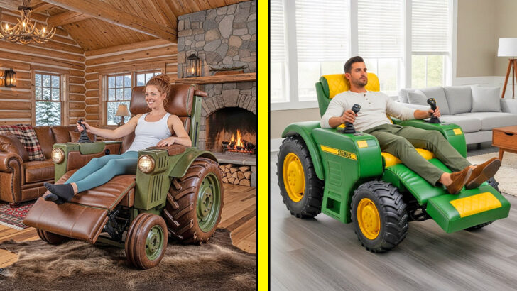 These Tractor Recliners Actually Drive, So You Can Recline on the Go
