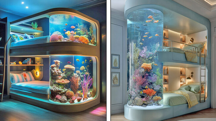 These Aquarium Bunk Beds Bring Underwater Dreams to Life
