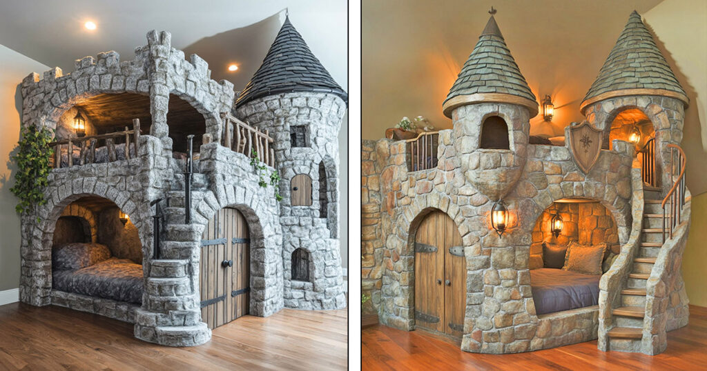 Castle bunk beds