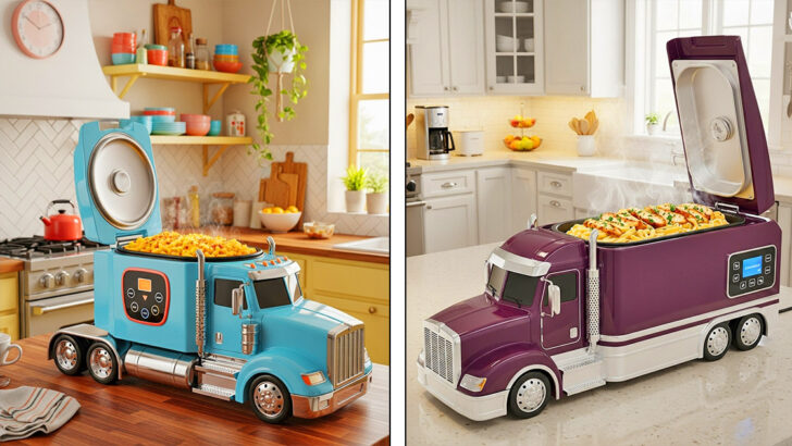 These Semi-Truck Slow Cookers Turn Meal Prep Into a Road Trip
