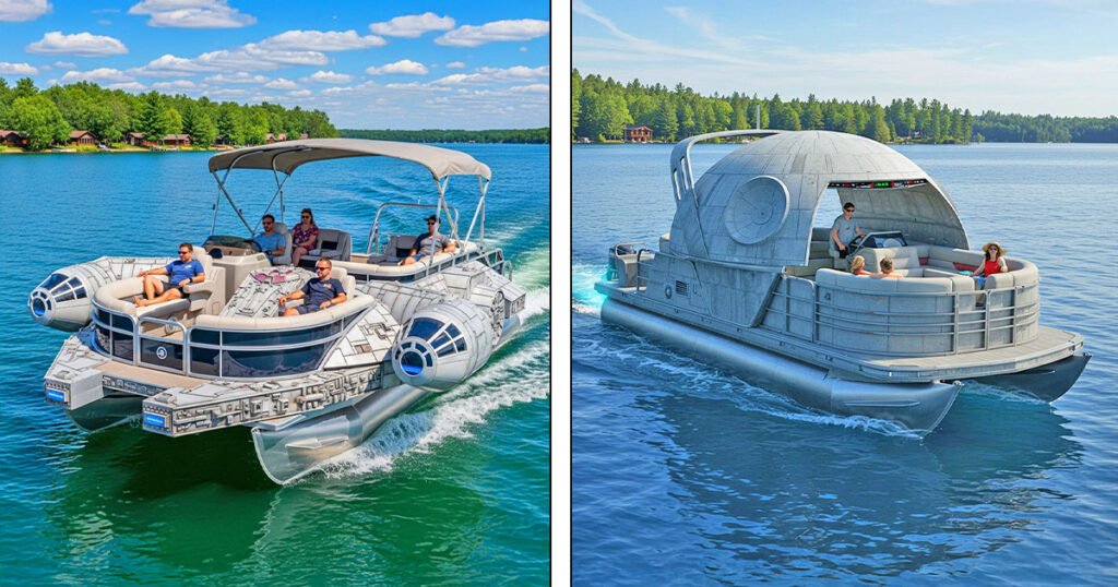 Star Wars pontoon boats