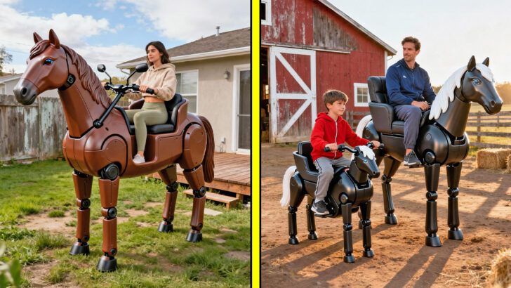 The E-Horse: Life Size Electric Horses That Walk, Trot, and Gallop