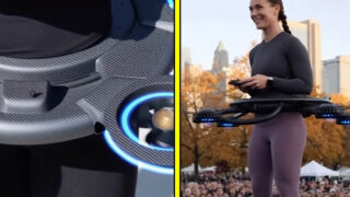 waist-mounted drones
