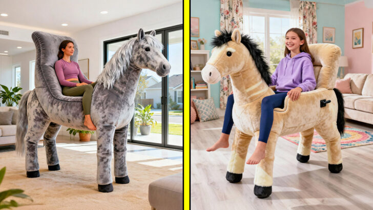These Walking Horse Recliners Can Actually Walk Around Your House
