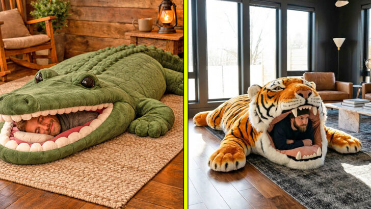 These Animal Sleeping Bags Let You Sleep in a Creatures Mouth