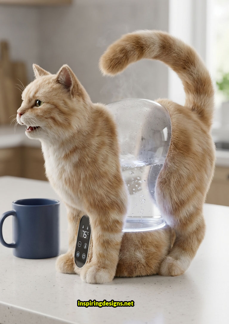 These Cat Kettles Are the Most Unapologetically Weird Upgrade for Your ...