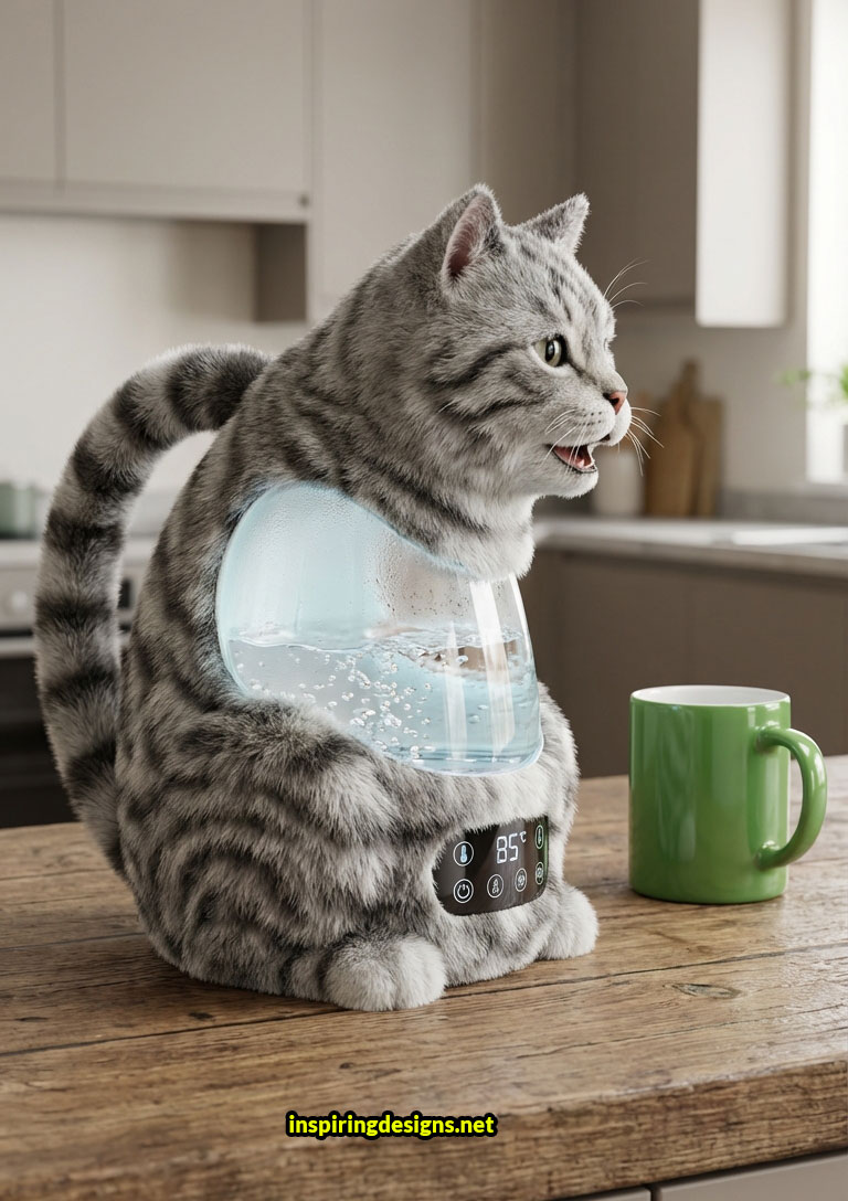 These Cat Kettles Are the Most Unapologetically Weird Upgrade for Your ...