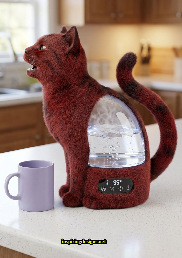 These Cat Kettles Are the Most Unapologetically Weird Upgrade for Your ...