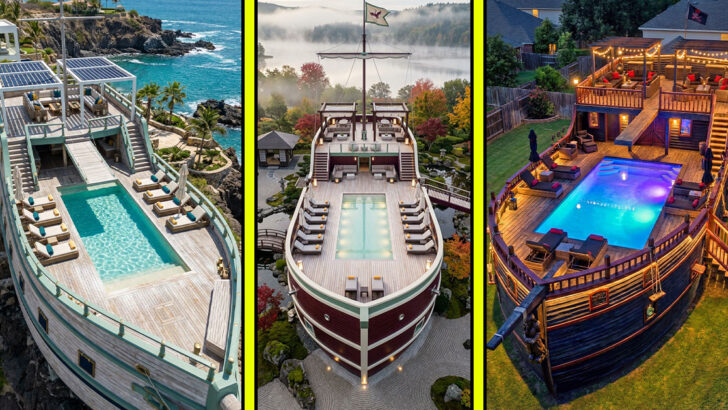 These Giant Pirate Ship Pools Are Basically Backyard Theme Parks