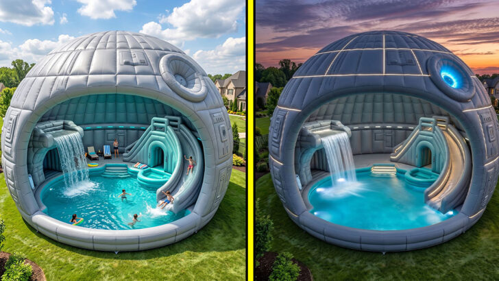 This Giant Inflatable Death Star Pool Brings a New Hope to Boring Pool Days