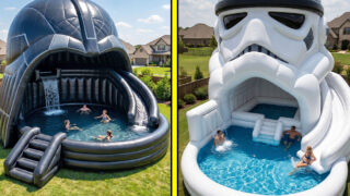 Star Wars helmet inflatable pools