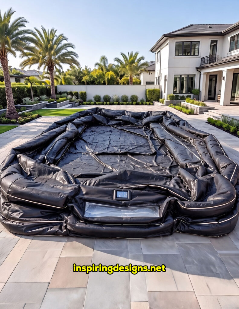 Giant inflatable movie theater