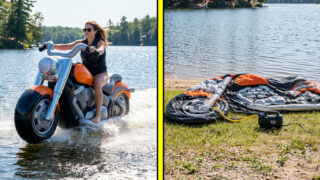 Inflatable harley jetski