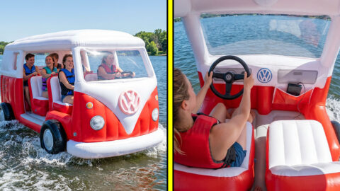 Inflatable Volkswagen Bus Boats