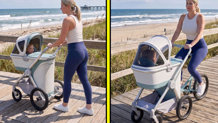 This Converting Stroller Bicycle Goes From Sidewalk Strolls to Pedal-Powered Trips